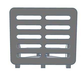 Flashforge Dreamer sidepanel filamentholder