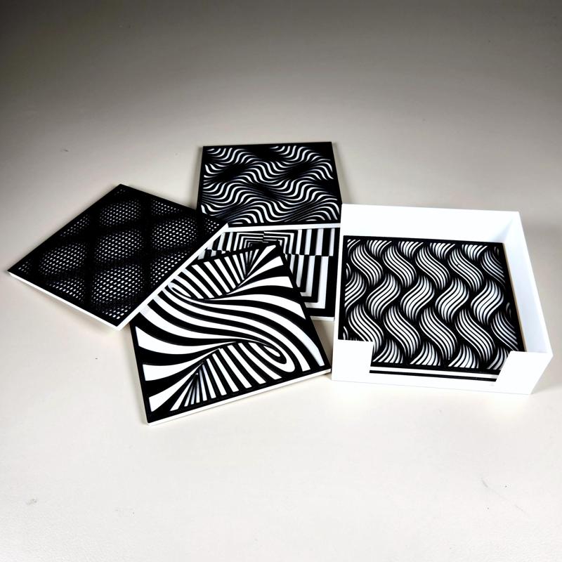 Coaster Box (Optical illusion set)
