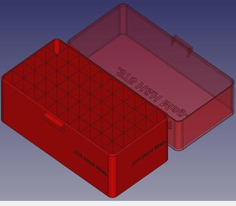 .375 H&H Magnum, Spring Latch, PIP Hinge Modular Ammo Box