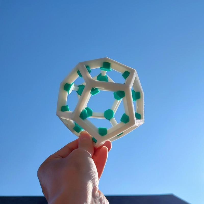 Dodecahedron (composed of regular pentagons)