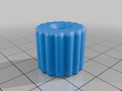 simple m4 bolt (flat head) knob