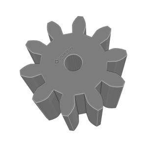 Gear Wheel PLN TTH10 BU00.75 SFT2.0mm - SPN-GWH-0019