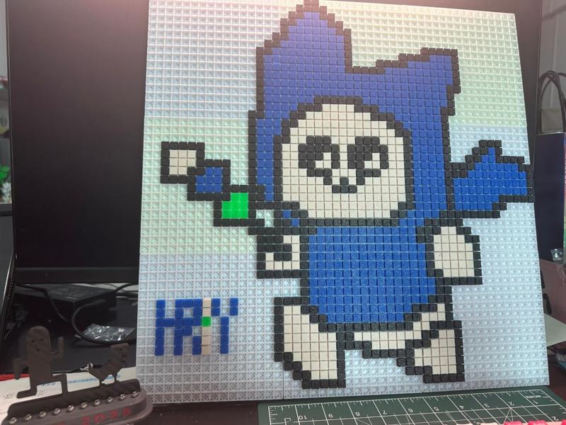 Palico Pixel Art Monster Hunter Abstract Cat