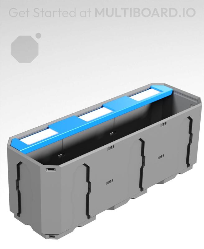 3L - Divided Label Holder - Multibin Shell