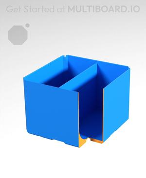 2x2x1.5 - Curved - Divided Bin - Multibin Insert