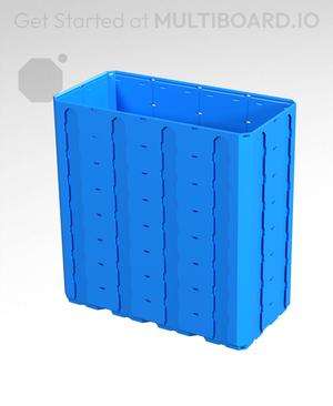 4x2x4 - Topped Multipoint Rail - Multibin Shell