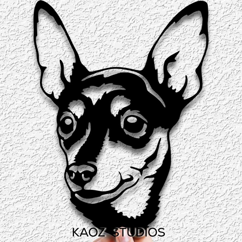 minpin wall art miniature pinscher wall decor dog decoration