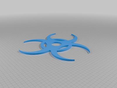 12 in biological symbol wall art