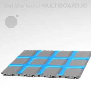 4x3 - Multibin Insert Panel - Surface Adapter