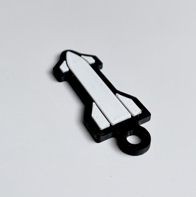 SpaceX Starship-Keychain