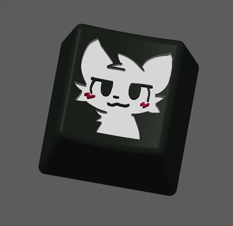 Silly Boykisser Keycap OwO