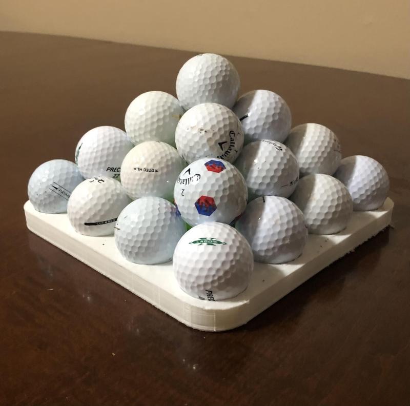 Golf Ball Pyramid Base 4x4