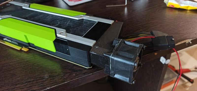 Fan adapter for tesla p40