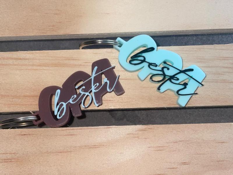 Best Grandpa Keychain