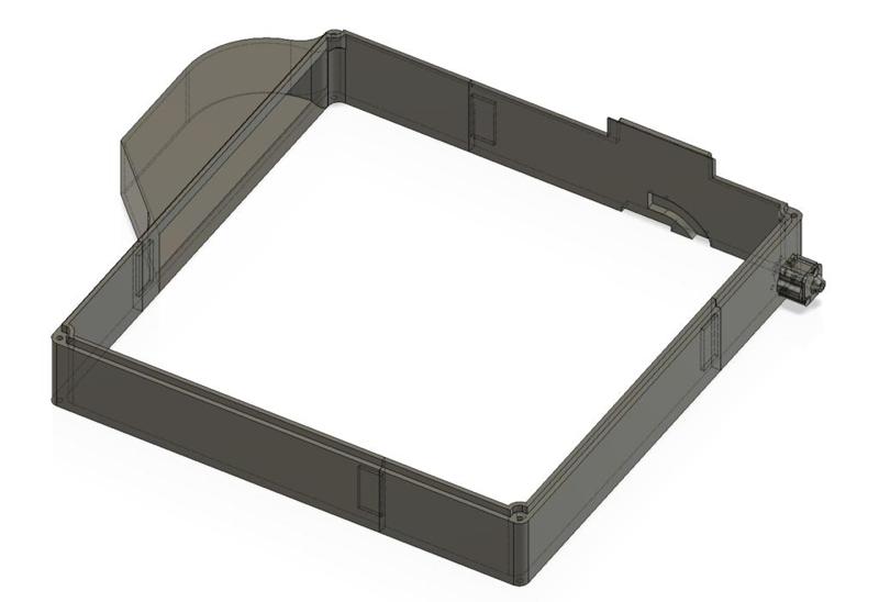 K1C Riser with chain bumper and filament cleaner