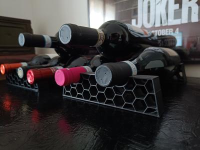 Wine bottle holder rack