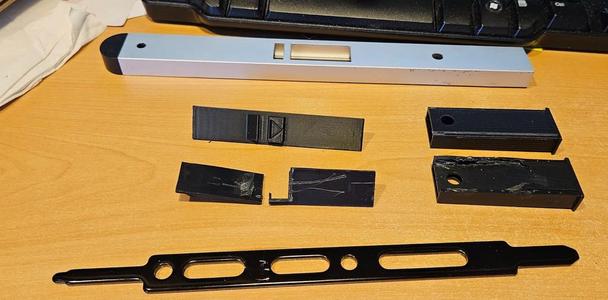 Jeld Wen French Door T Astragal flush / shoot bolt slider and guide (2024 model)