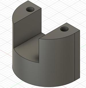 Small Motor Adapter for Model Ski Lift