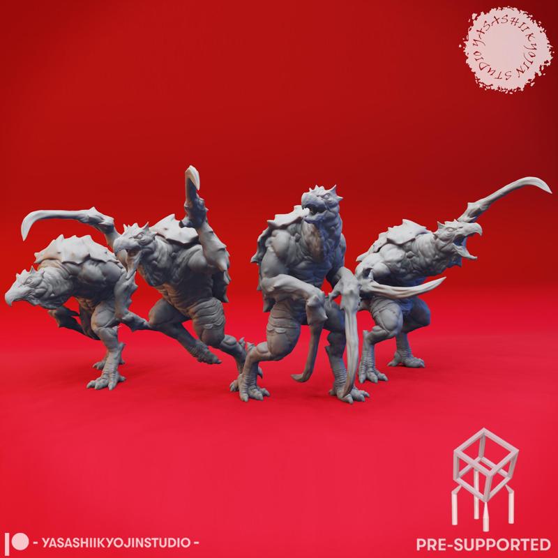 Hook Horror Clan - Tabletop Miniatures (Pre-Supported)