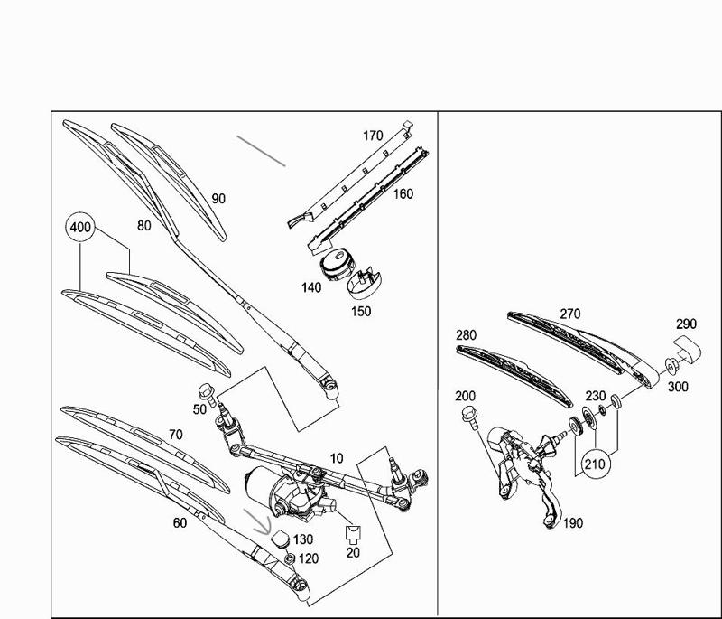 Smart ForFour 454 Wiper Nut Cap