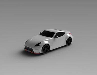 Print In Place Nissan 370Z Nismo [Moving Wheels]