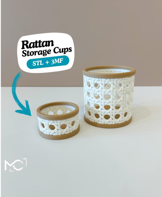 RattanMultiColorCups