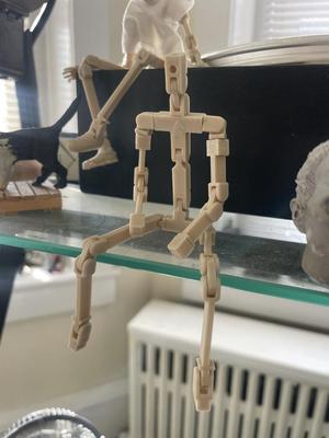 Print in place articulated Figure - Male 7"