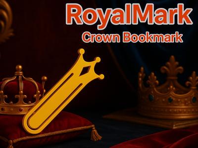 RoyalMark – Crown Bookmark
