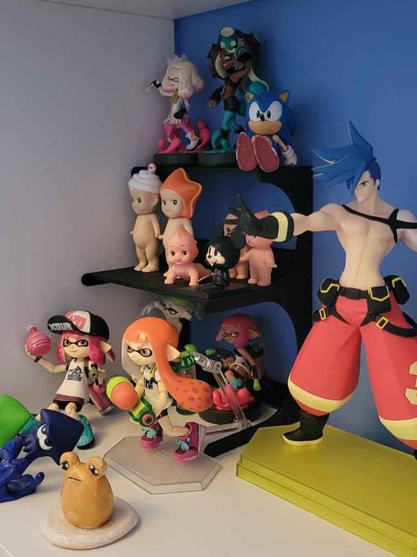 mini riser shelves - for figurines, trinkets, etc.