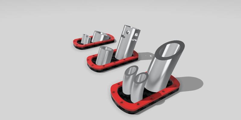 RC Car Drift Side Exhaust 1:10