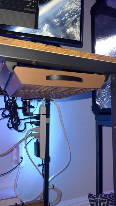 Longer under desk drawer