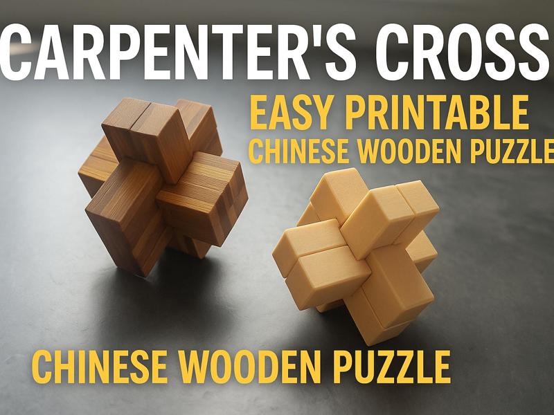 Carpenter's Cross – Chinese Wooden Puzzle