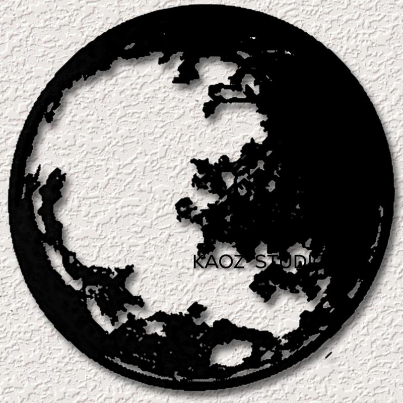 moon wall decor space wall art solar system decoration