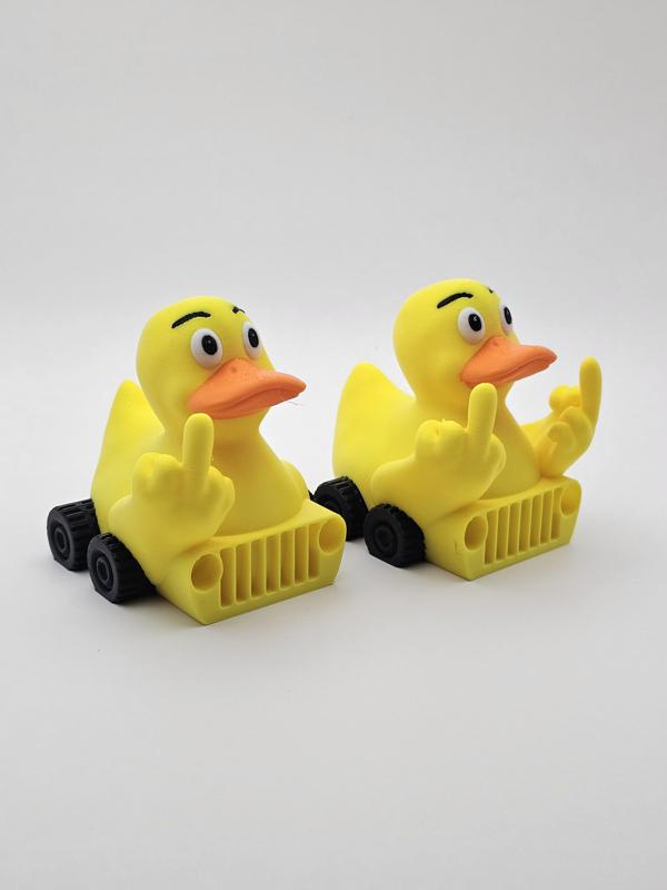 Rubber Duck Jeep Rude Set / 3MF Included / No Supports