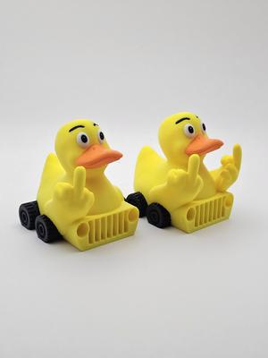 Rubber Duck Jeep Rude Set / 3MF Included / No Supports