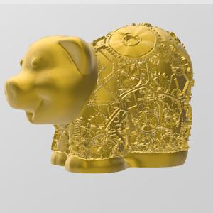 Pig steampunk