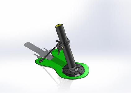 Mortar pencil holder.STL