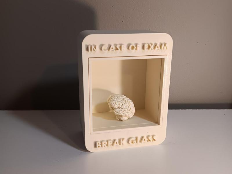 IN CASE OF EXAM BREAK GLASS