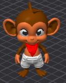 Maxi The Monkey - 3D Animal Cartoon Creature Figure (Pre Painted) MMU/MMS/AMS