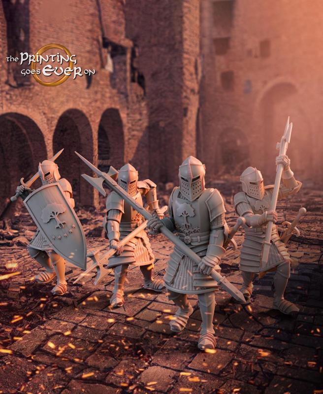 Men at Arms - 4 poses