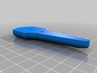 Folding stock for MX6 nerf pistol