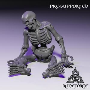 Dead Skeleton - Unarmored - Sitting