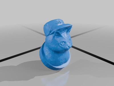 A cat in a hat