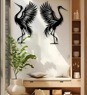 Crane Wall Sculpture