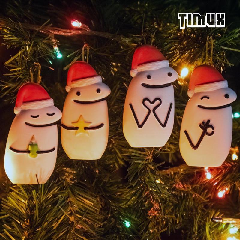 PACK OF 4 CHRISTMAS FLORK