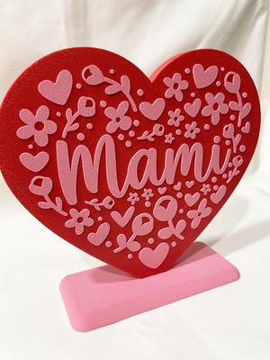 Mothers day heart Mami