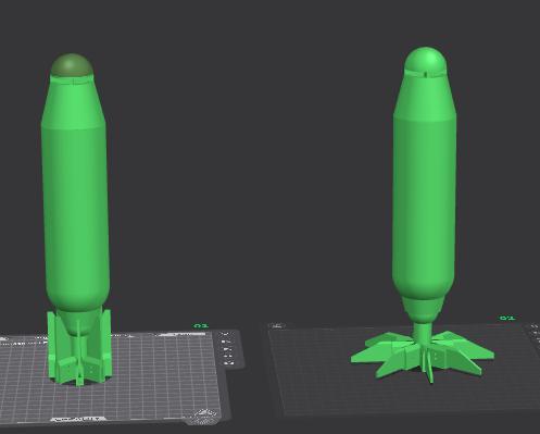 Type 2B Smoke Grenade Mortar Shell for CO2 Mortar and Potato Canon