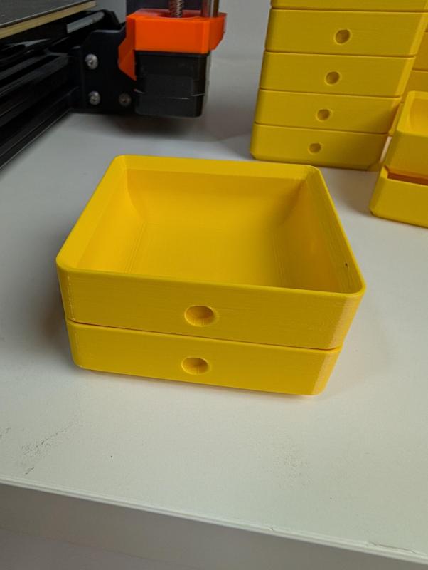 Magnetic board game bits trays for 6mm x 3mm magnets