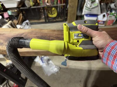 Ryobi orbital sander vacuum adapter