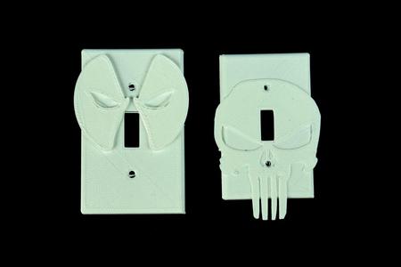 Deadpool \Punisher Light switch cover